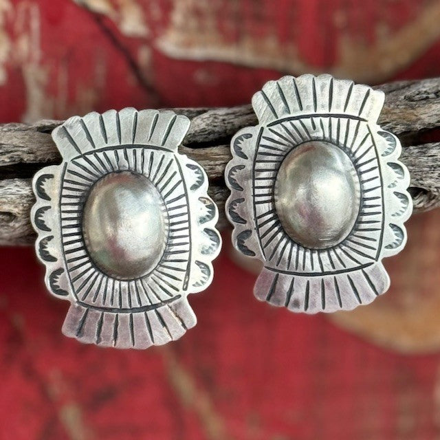 Concho Earrings - T1417 - BLAIR'S Western Wear located in Marble Falls TX 