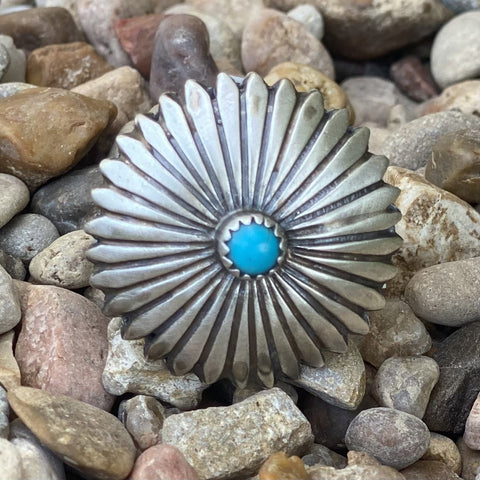 Concho & Turquoise Ring - RNGCNCHTA  - BLAIR'S Western Wear located in Marble Falls TX 