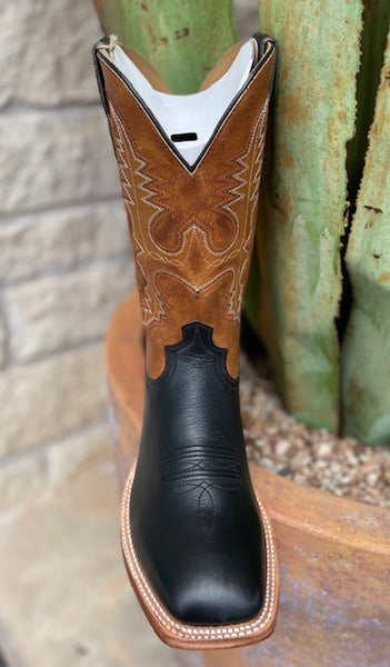 Twisted X Men's Black and Pumpkin Boot - MRAL038 - BLAIR'S Western Wear in Marble Falls TX