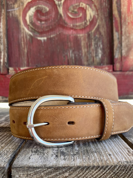 Men's Brown Bay Apache Distress Leather Belt - 53709 - Blair's Western Wear Marble Falls, TX