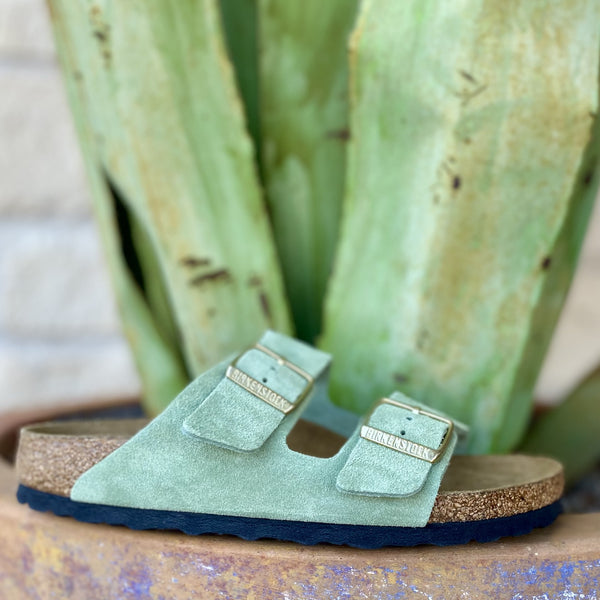 Tea Green (Sage) Birkenstock Women's Arizona - 1027962 - Blair's Western Wear Marble Falls, TX