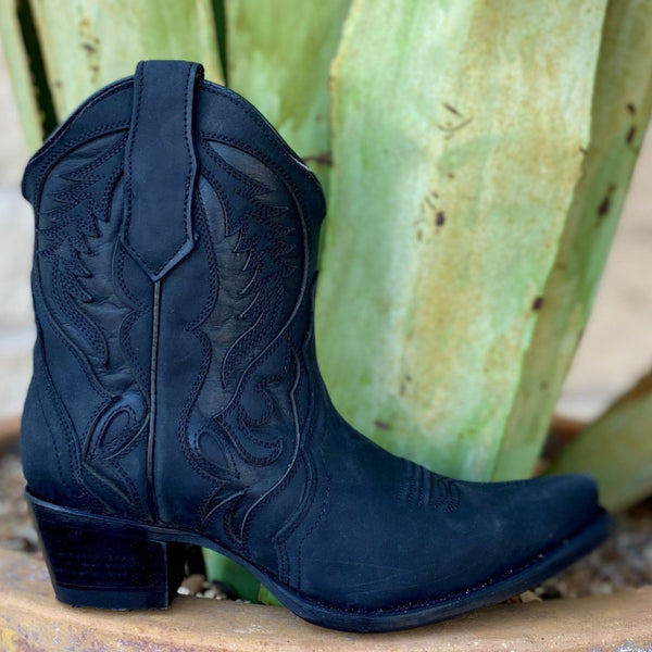 Circle G by Corral Women's Black Western Bootie (L6090) - BLAIR'S Western Wear located in Marble Falls TX.