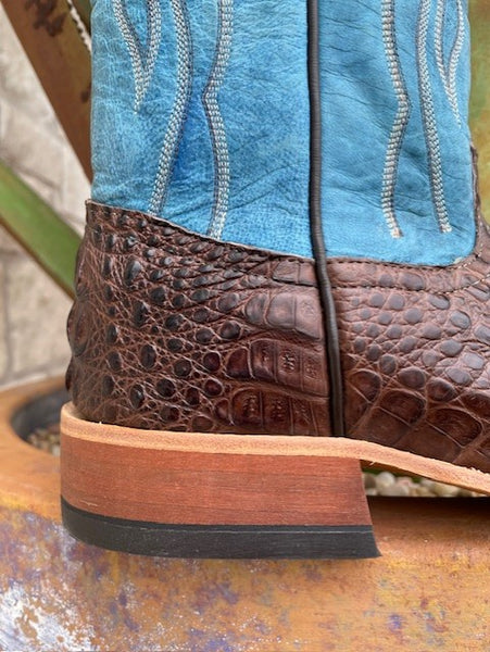 Anderson Bean Men's Square Caiman Leather Boots (340332) - BLAIR'S Western Wear in Marble Falls TX.