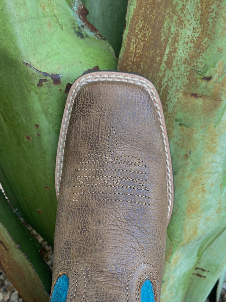 Ariat Kid's Outrider Boot in Toasty Tan and Voyage - 10053621 - BLAIR'S Western Wear located in Marble Falls TX