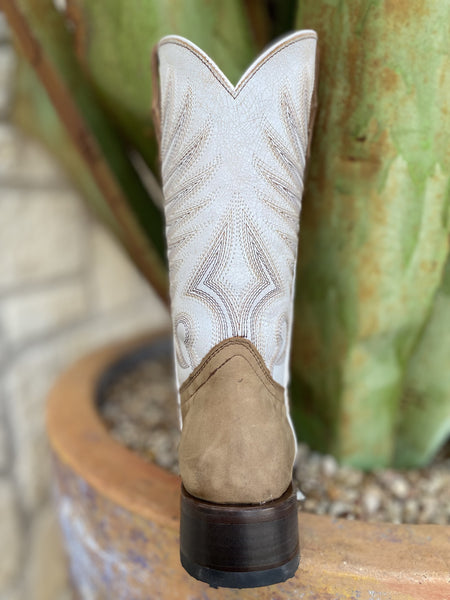 Circle G Kid's White & Brown Boot - J7128 - BLAIR'S Western Wear located in Marble Falls TX