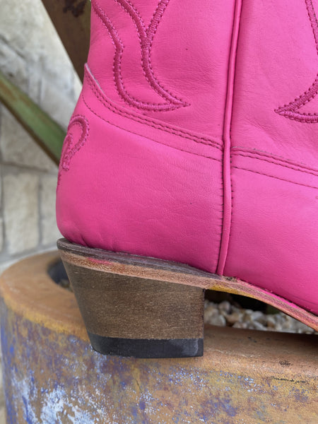 Corral Kid's Hot Pink Boot - T0148 - BLAIR'S Western Wear located in Marble Falls TX