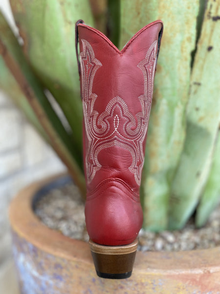 Corral Kid's Red Embroidery Boot - T0173 - BLAIR'S Western Wear located in Marble Falls TX