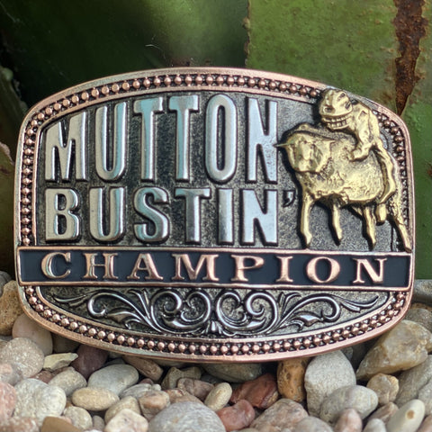 Montana Mutton Bustin' Champion Buckle - A516T - BLAIR'S Western Wear located in Marble Falls TX