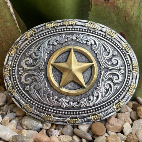 Montana Texas Star Buckle - A530 - BLAIR'S Western Wear located in Marble Falls TX