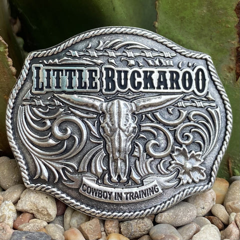 Montana Lil Buckaroo Skull Kids Buckle - A608S - BLAIR'S Western Wear located in Marble Falls TX