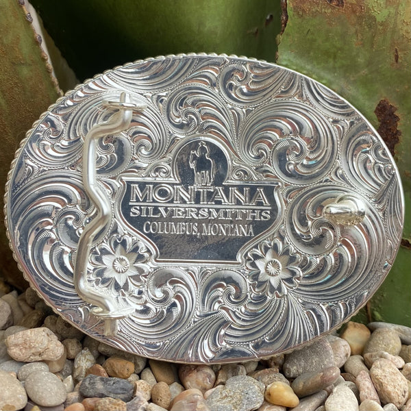 MOntana Star Links Western Belt Buckle with State of Texas - 11310-610TX-Bk - BLAIR'S Western Wear located in Marble Falls TX