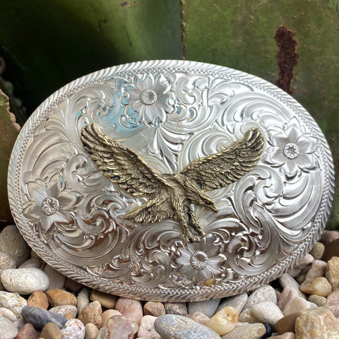 Montana Classic Eagle Belt Buckle - G1840-696 - BLAIR'S Western Wear located in Marble Falls TX