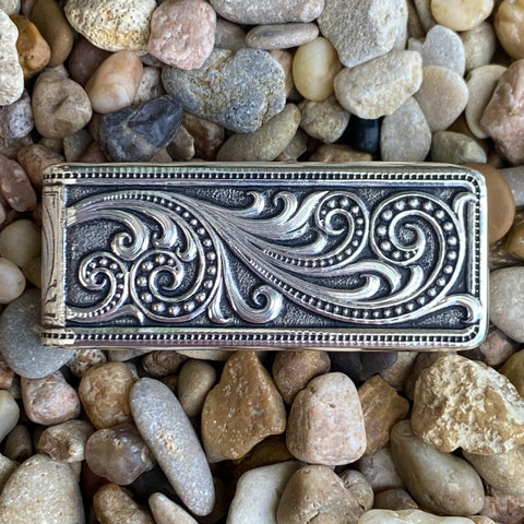 Montana Silversmith Western Lace Whisper Money Clip - MCL16RTS - BLAIR'S Western Wear located in Marble Falls TX