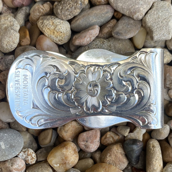 Montana Silversmith Buffalo Indian Nickel Scalloped Money Clip - MCL50 - BLAIR'S Western Wear located in Marble Falls TX