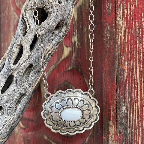 White Buffalo Necklace - ZNNKWBF - BLAIR'S Western Wear located in Marble Falls TX 