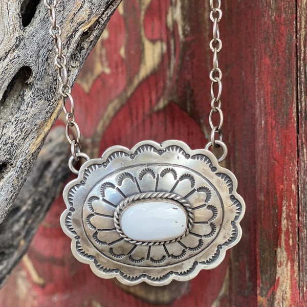 White Buffalo Necklace - ZNNKWBF - BLAIR'S Western Wear located in Marble Falls TX