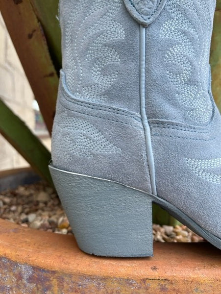 Ariat Women's Bootie in Sky Blue Suede - 10050898 - Blair's Western Wear Marble Falls, TX