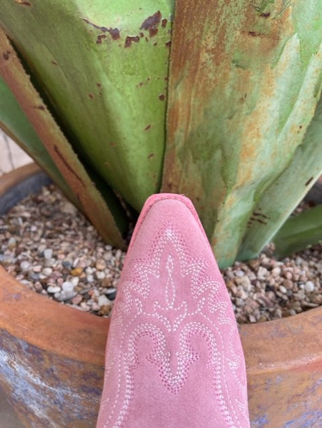 Ariat Pink Western Boot in Suede - 10050900 - Blair's Western Wear in Marble Falls, TX