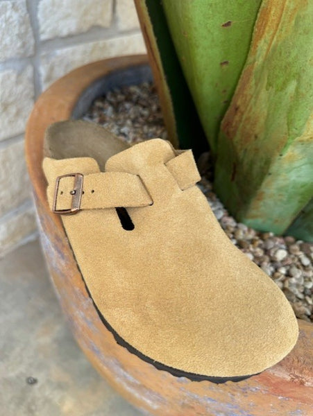 Birkenstock Women's Latte Cream Boston Sandal   - 1026164 - Blair's Western Wear in Marble Falls TX. 