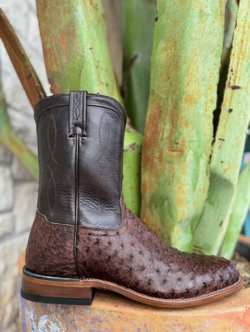 Tony Lama Men's Chocolate Monterey 10" Pull- on Full Quill Western Boot (EP3575) - BLAIR'S Western Wear located in Marble Falls Tx. 