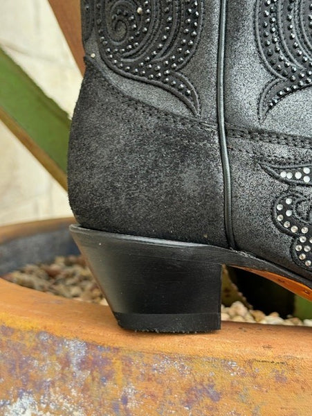 Corral Women's All black with Crystals Boot - C4100 - BLAIR'S Western Wear located in Marble Falls TX