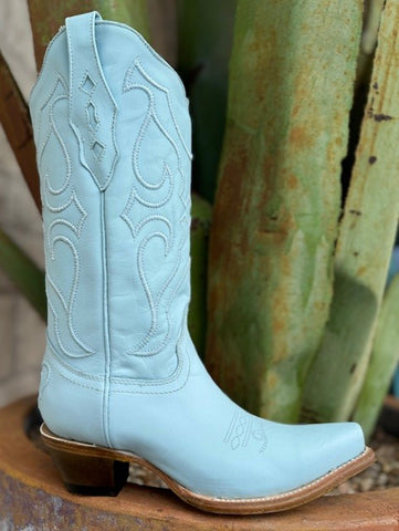 Corral Women's Baby Blue Boot - Z5253 - BLAIR'S Western Wear loacted in Marble Falls Tx. 