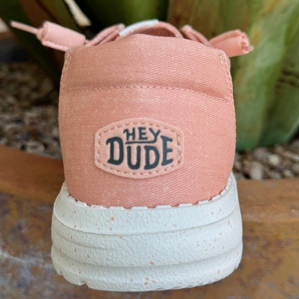 Women's Pink Wendy Stretch Canvas Hey Dude (40902-680) - BLAIR'S Western Wear located in Marble Falls TX