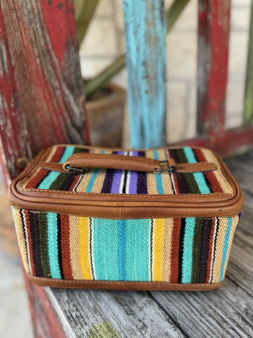 Brown & Serape Ladies Jewelry Case ADBG1320A - Blair's Western Wear