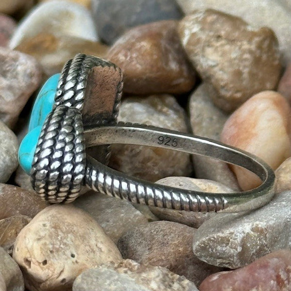 Montana Split Decision Turquoise Ring - RG5776 - BLAIR'S Western Wear located in Marble Falls TX