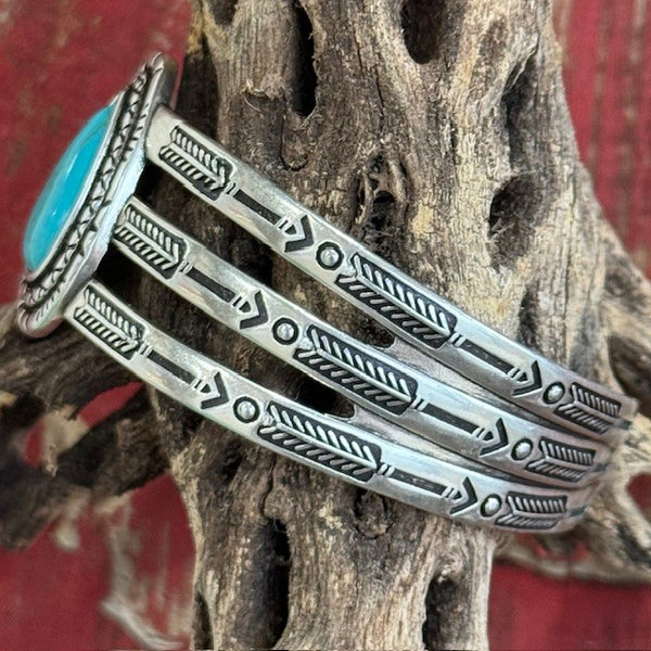 Montana Ways of the West Turquoise Cuff Bracelet - BC5485 - BLAIR'S Western Wear located in Marble Falls TX