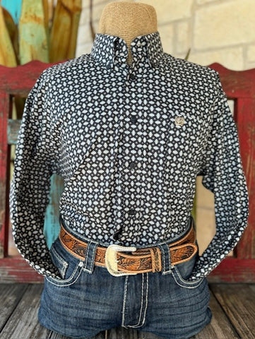 Men's Cinch Stretch Long Sleeve  - MTW1105788 - Blair's Western Wear located in Marble Falls TX 