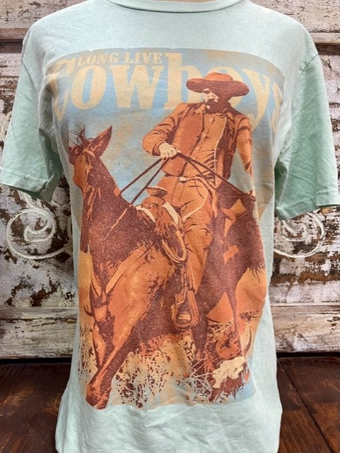 LONG LIVE COWBOYS Graphic Tee Shirt 