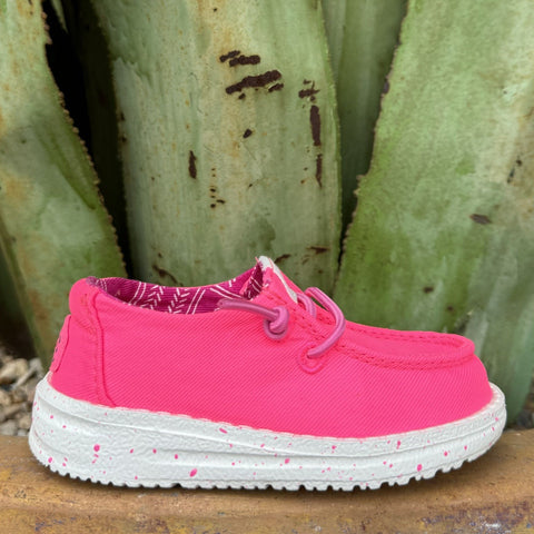 Neon Pink Infant Hey Dudes - 41283-680