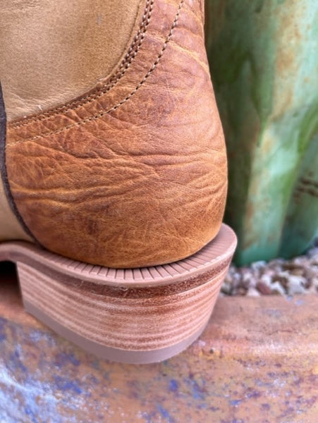 Men's Hyer Boot In Oiled Tan Cutter Toe and Riding Heel - HM12010 - Blair's Western Wear Marble Falls, TX