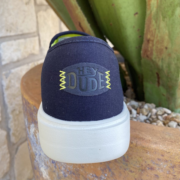 Men's Navy Sunapee Hey Dude (41293-462) - BLAIR'S Western Wear located in Marble Falls TX