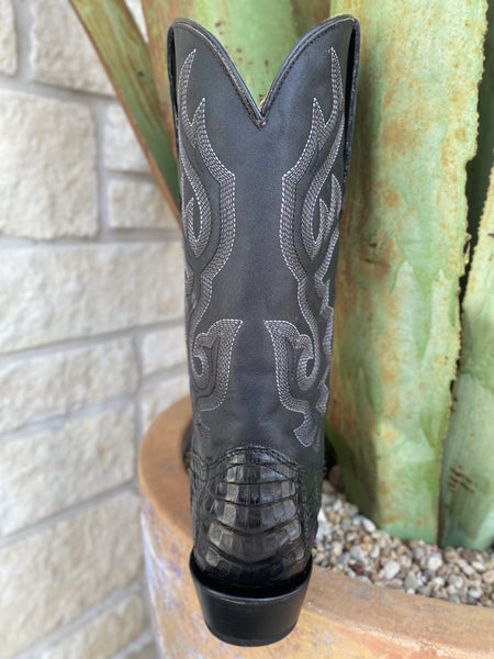 Corral Men's All-Black Caiman Boot - A4579 - BLAIR'S Western Wear located in Marble Falls TX