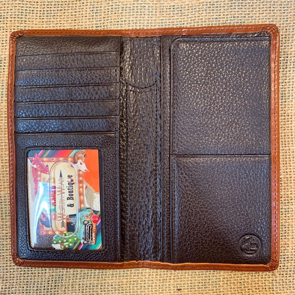 Men's Checkbook Wallet - E80435